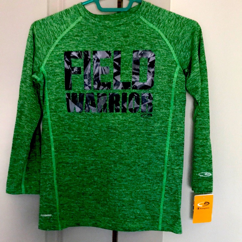 Brand new Champion green boy shirt size 8-10